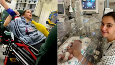 Lady rushed to hospital for appendicitis ends up giving birth to surprise baby