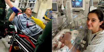 Lady rushed to hospital for appendicitis ends up giving birth to surprise baby