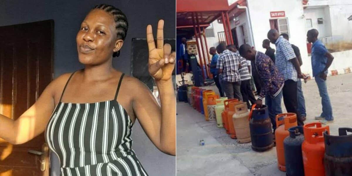Lady who once bought 12kg of cooking gas for ₦13,000 reveals shocking new price
