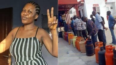 Lady who once bought 12kg of cooking gas for ₦13,000 reveals shocking new price