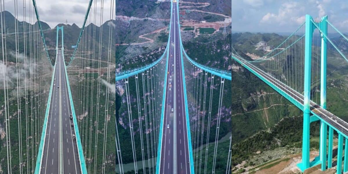 China opens world highest bridge standing over 2,000 feet above river