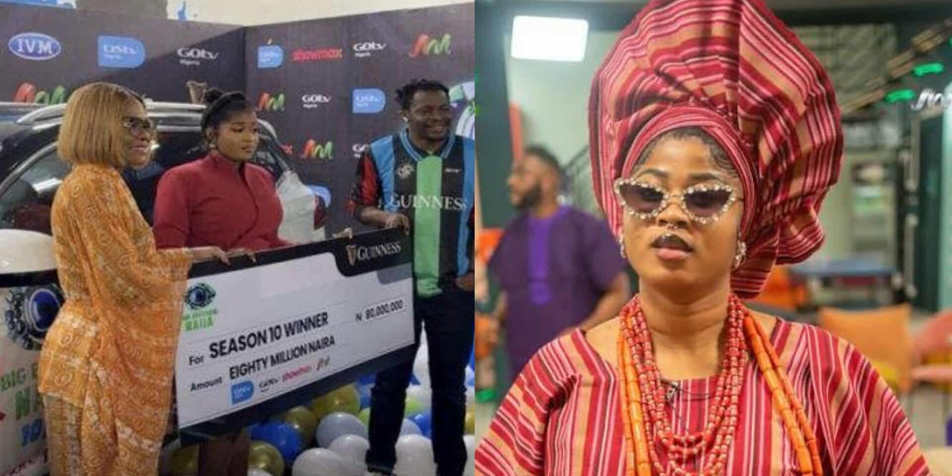 BBNaija’s Imisi takes home ₦80m and SUV in grand win