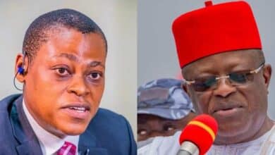 Minister of works Umahi silences critics, including Rufai Oseni, as he flaunts his engineering expertise on site