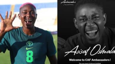 “From Lagos streets to global icon”: Asisat Oshoala appointed CAF goodwill ambassador