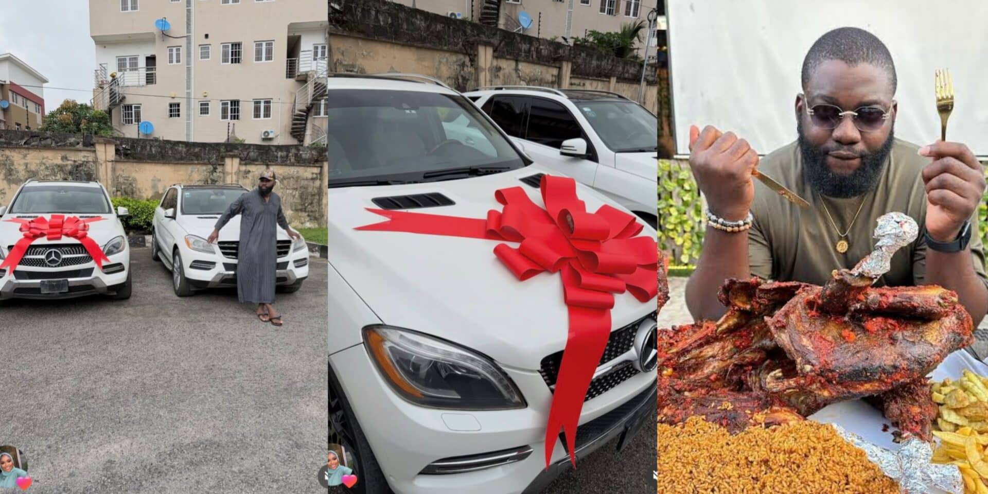 Food critic Opeyemi Famakin celebrates new multimillion-naira Benz