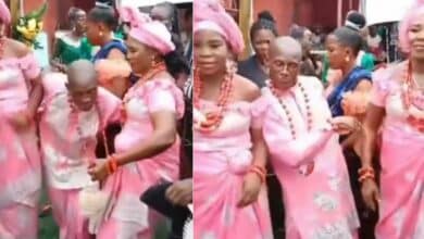 Man goes viral after marrying two wives on the same day, shows off energetic dance moves