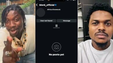 Verydarkman mocks Blord after his IG page was suspended