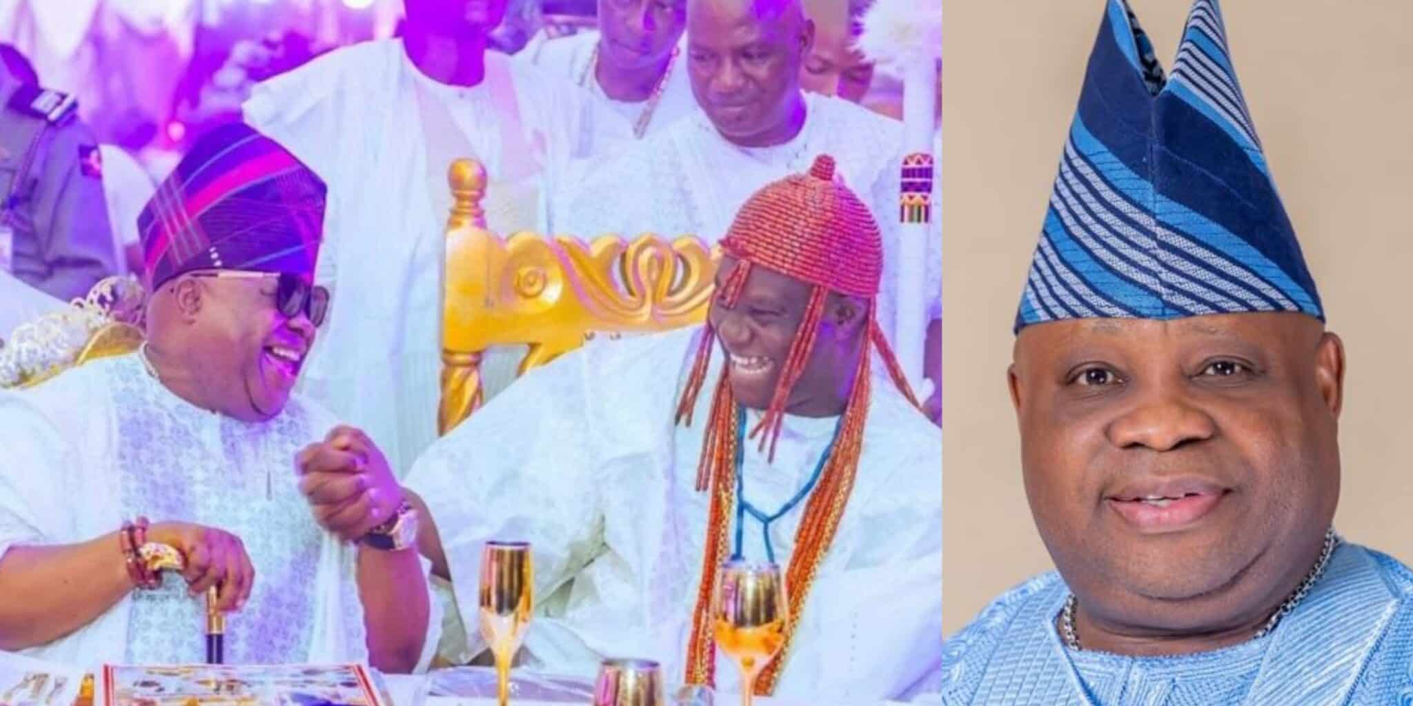 Adeleke honours Ooni of Ife at 51, hails him as symbol of unity