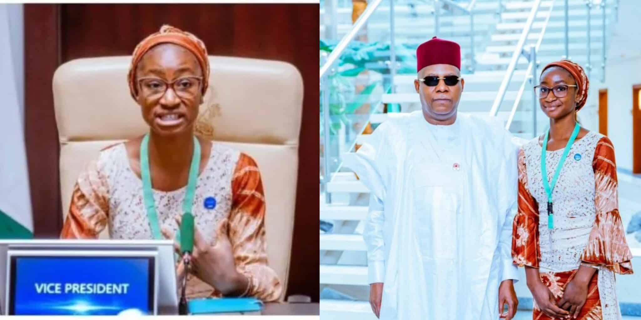 Teenager Joy Ogah becomes Nigeria’s vice president for a day