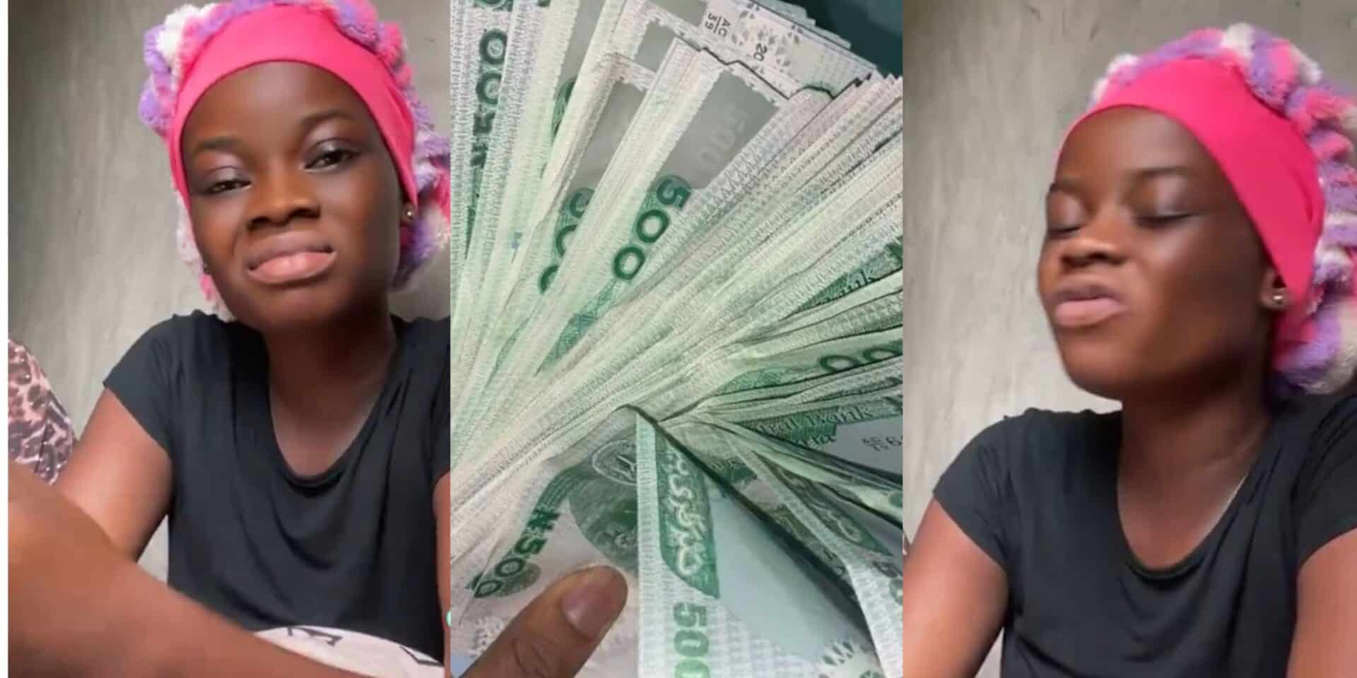 Lady laments after man sends her exactly ₦500 she begged for, with receipt attached