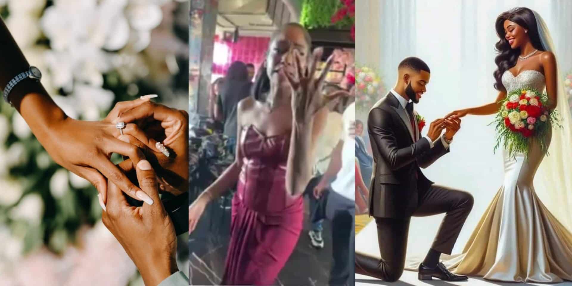 Woman flaunts wedding ring, shades friends who told her not to cook or spend on her man