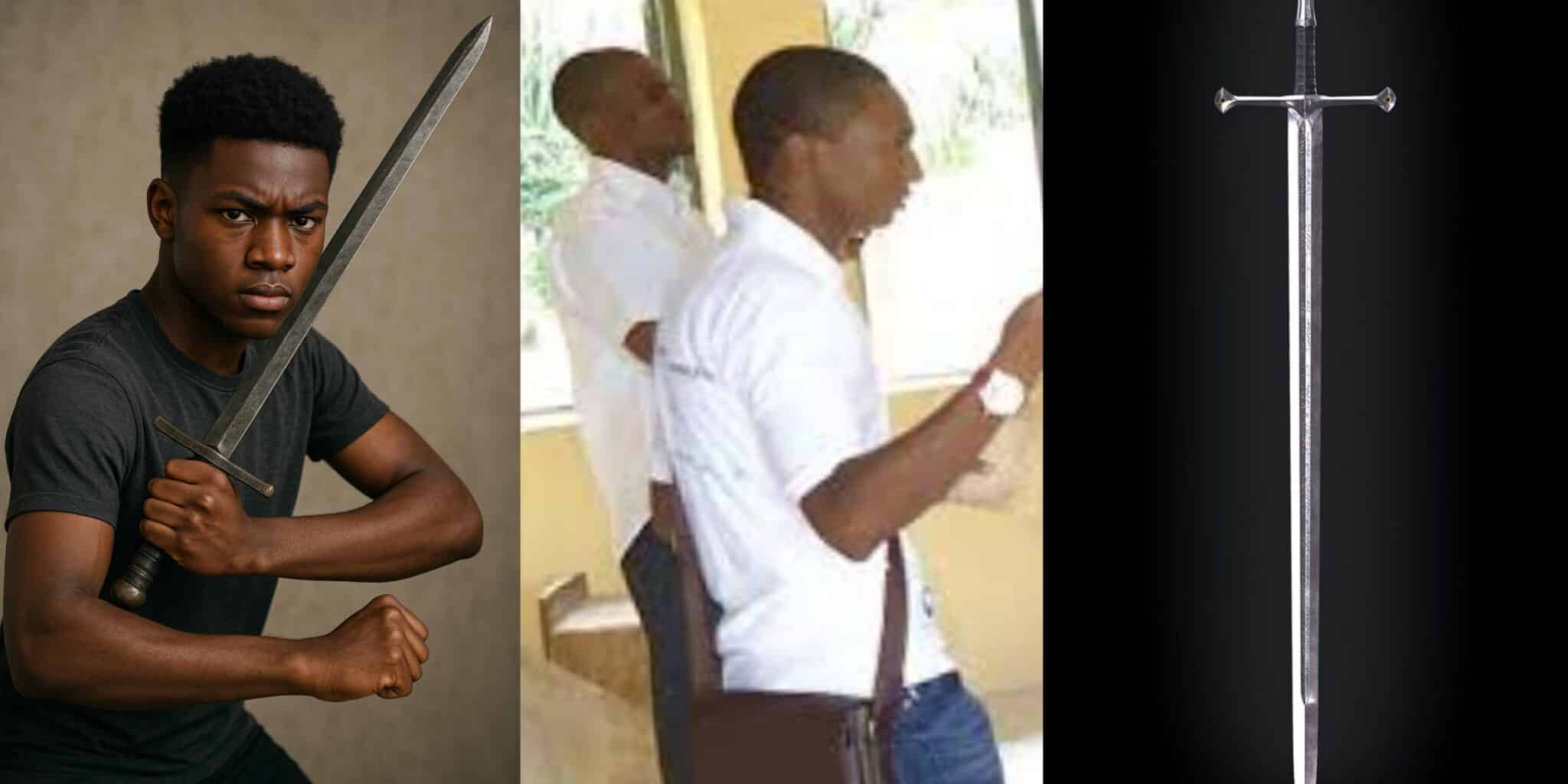 Students from three Oyo schools engage in violent sword fight in Ibadan