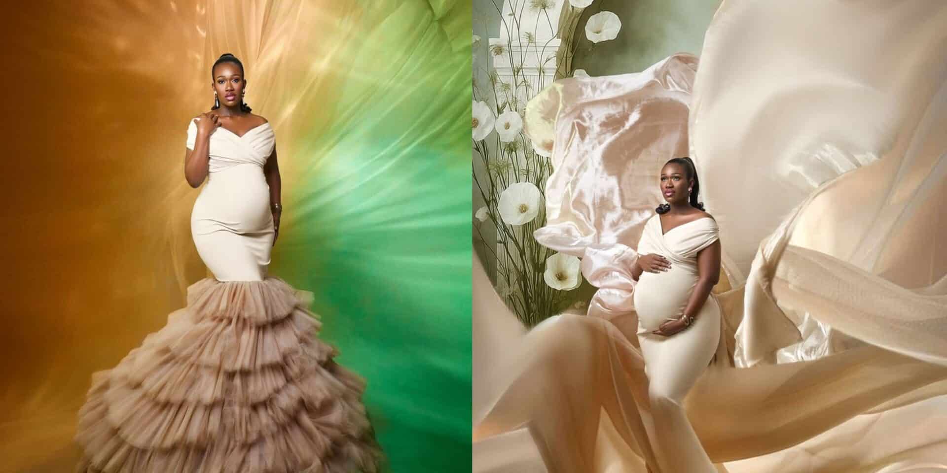 ‘Woman of the year!’ – Real Warri Pikin dazzles in elegant maternity birthday photos