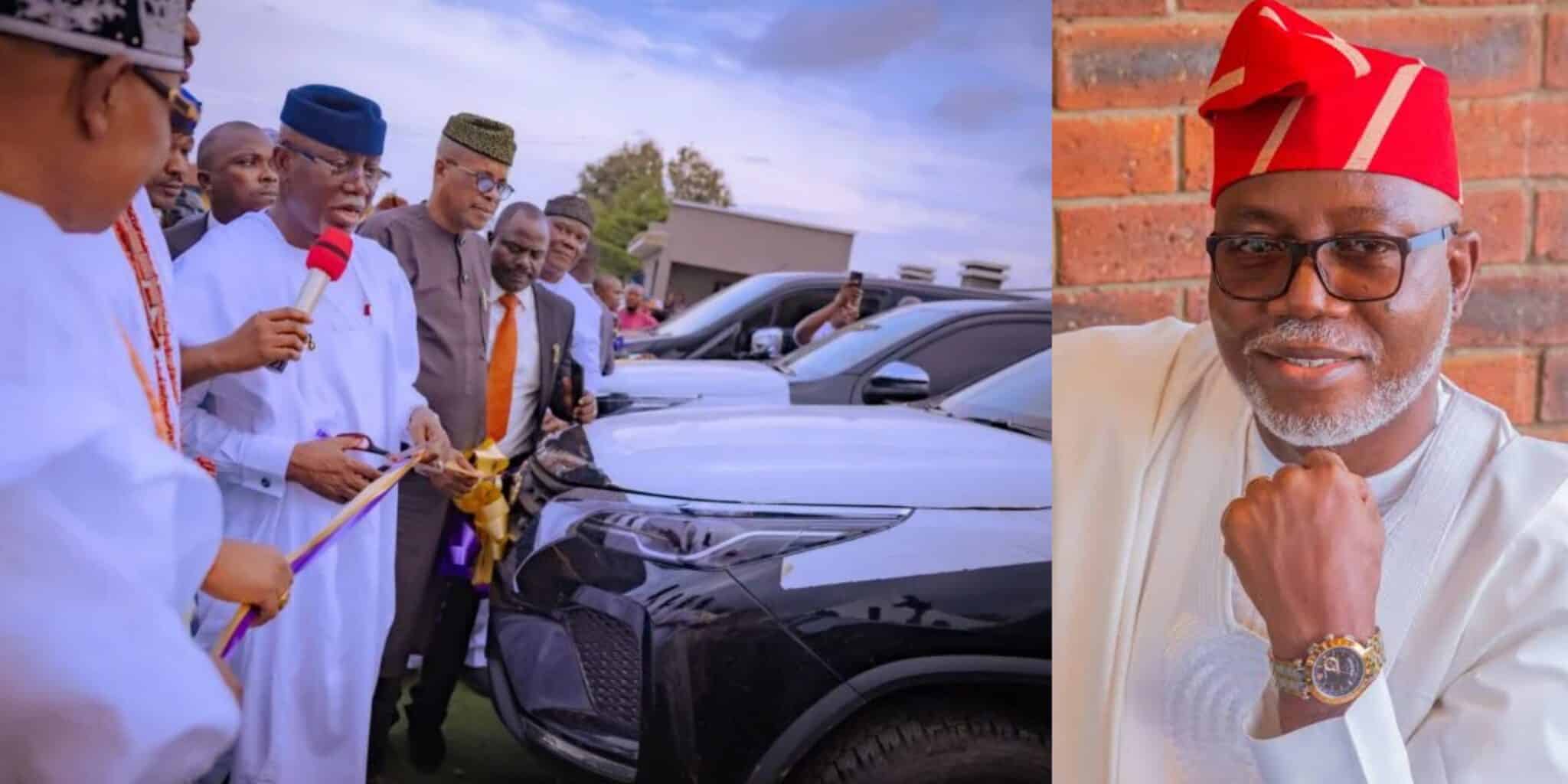 Aiyedatiwa surprises Ondo monarchs with brand-new Toyota SUVs