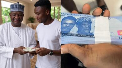Man sparks reactions after revealing how a "big man" gifted him money