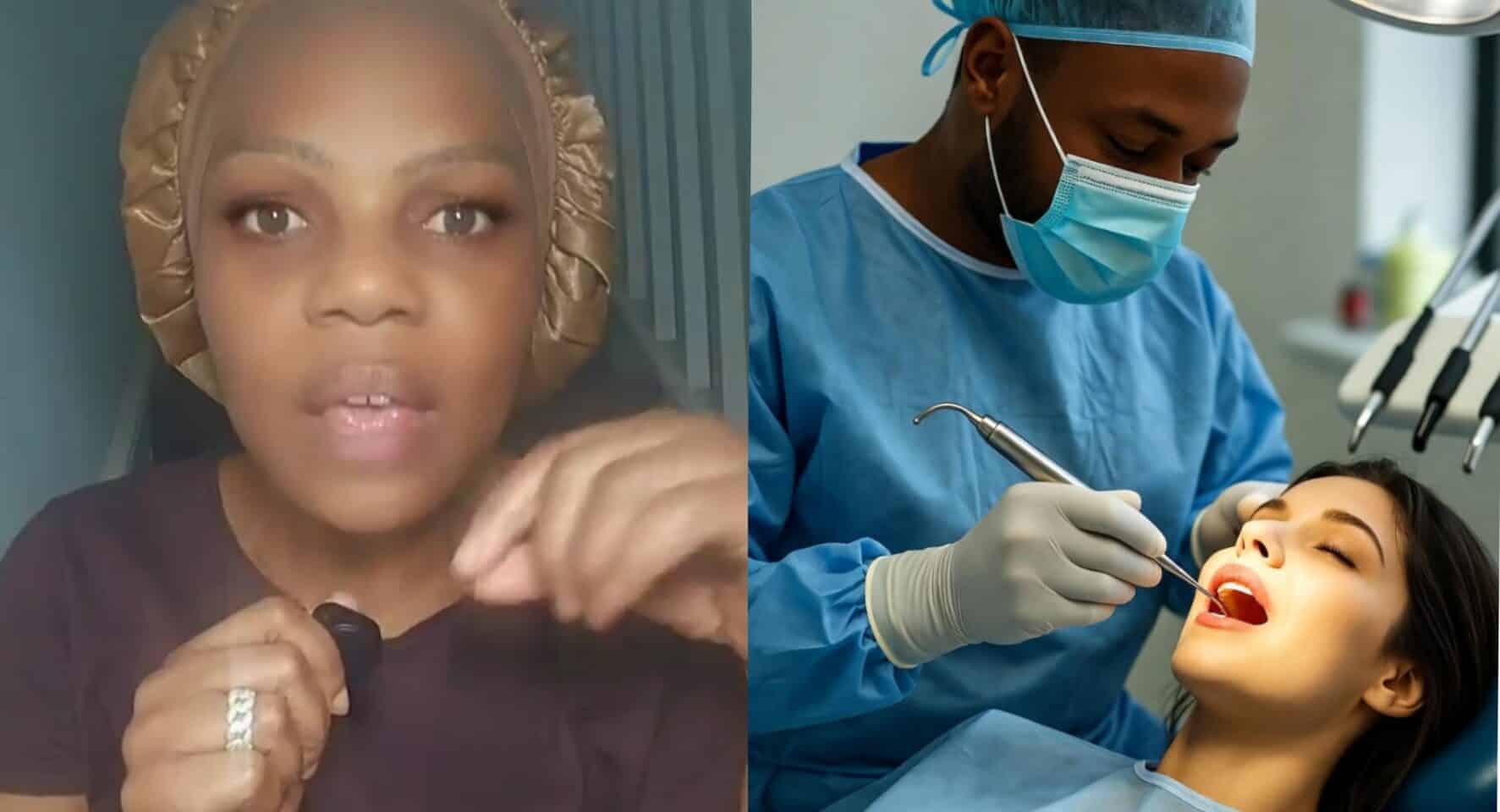 Lady shares how dentist injected woman anaesthesia, impregnated her during surgery