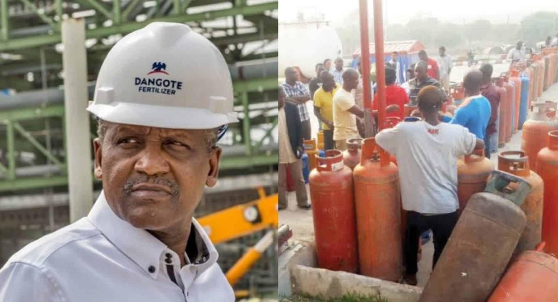 Dangote brings relief as cooking gas price drops to ₦760 per kg