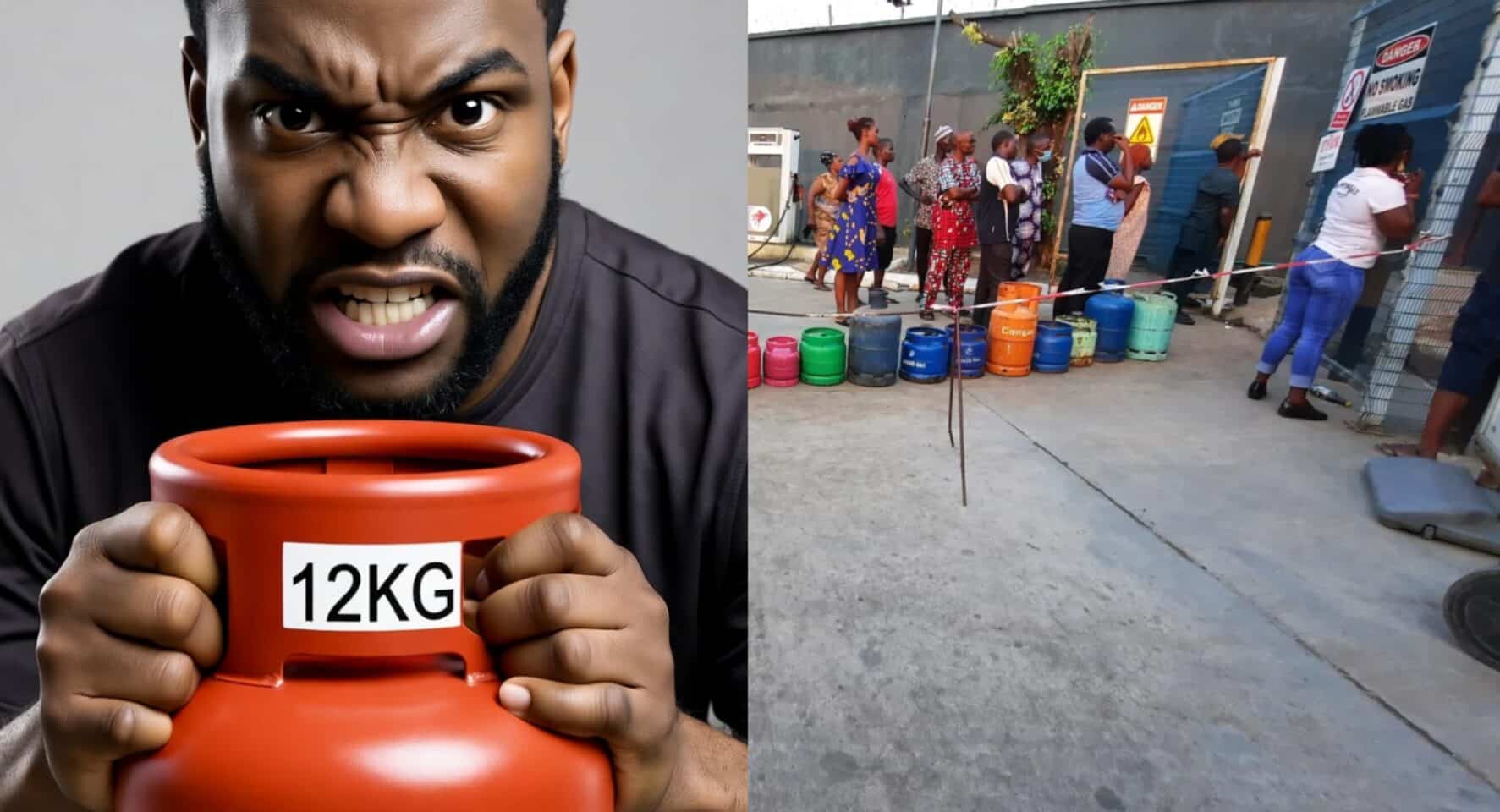 "It's not economics, it’s greed" - Man blasts cooking gas sellers over price hike