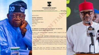 JUST-IN: Tinubu reportedly summons minister over alleged certificate forgery scandal