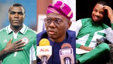 Man blasts ex-Super Eagles player, Emenike for allegedly threatening Gov. Sanwo-Olu
