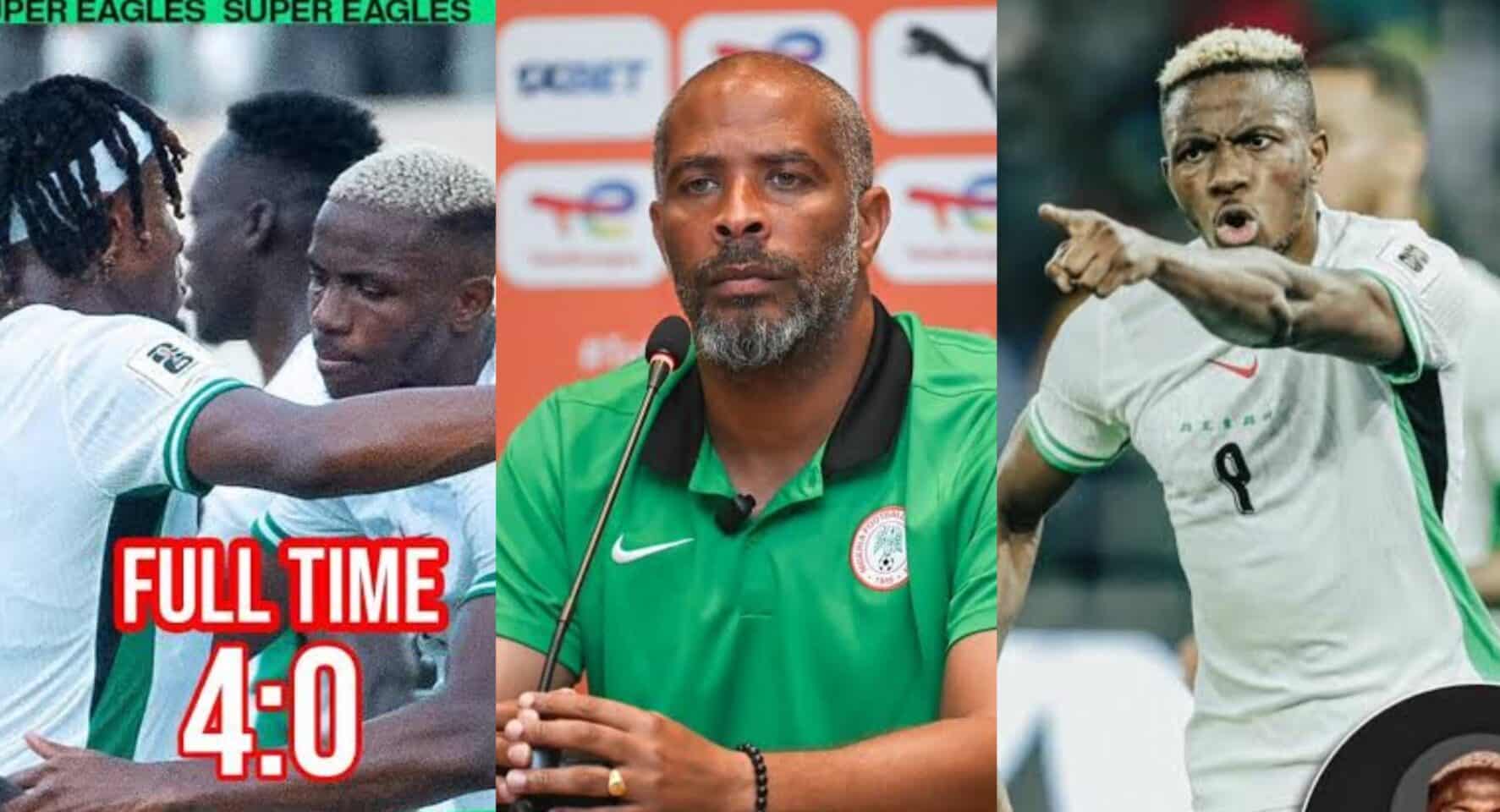 Road to 2026: How Nigeria can still qualify for world cup after 4-0 win