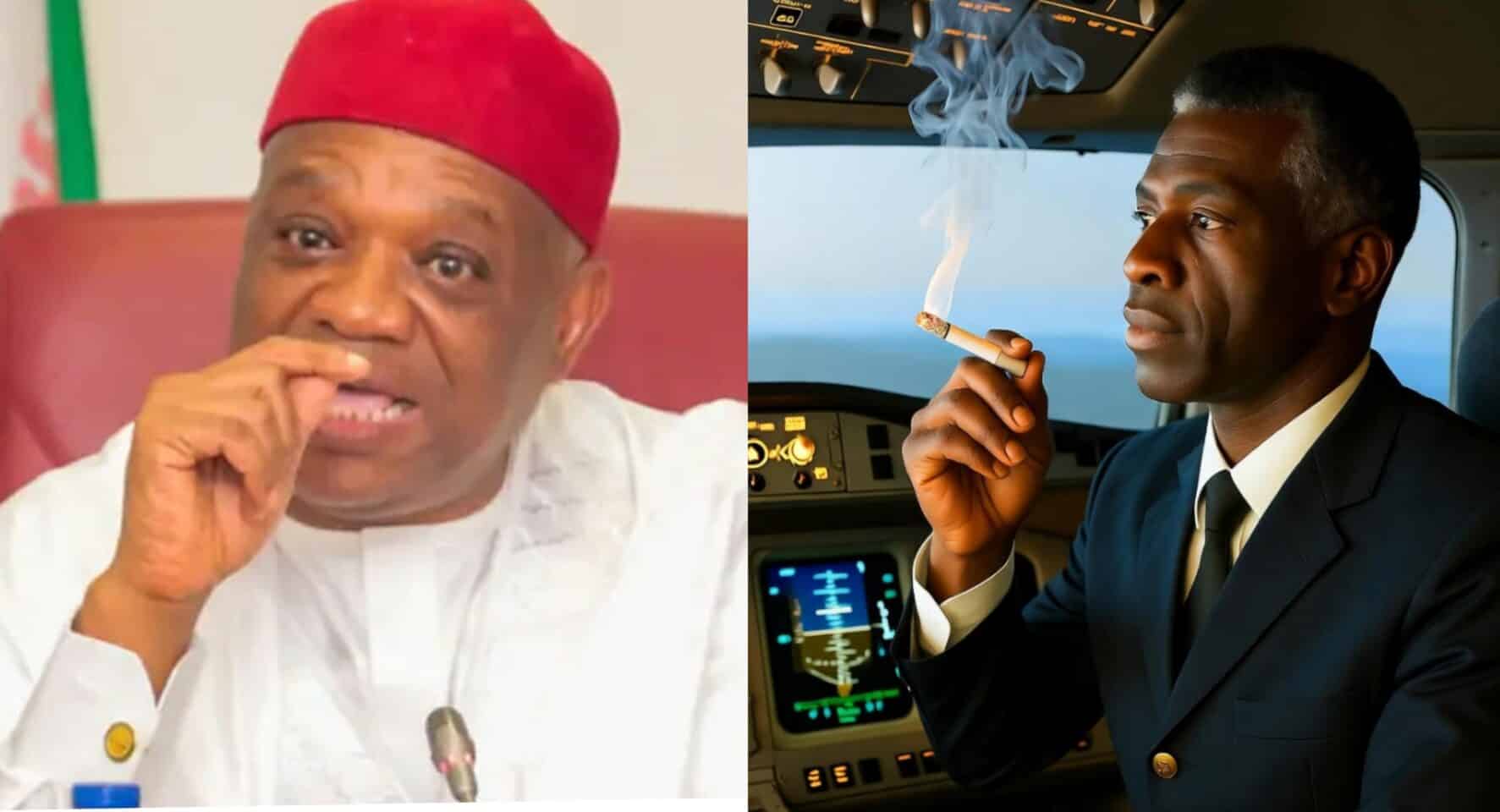 Nigerian pilots smoke ‘Indian hemp’, take drugs before flying – Orji Kalu alleges