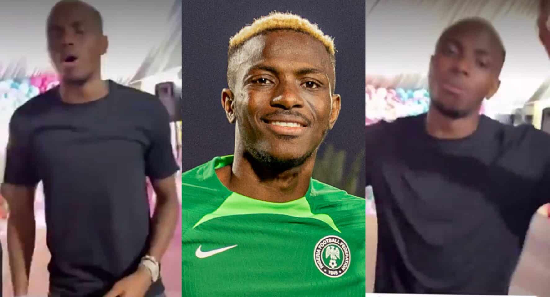 Victor Osimhen sparks reactions after singing Yinka Ayefele’s song at child’s birthday party