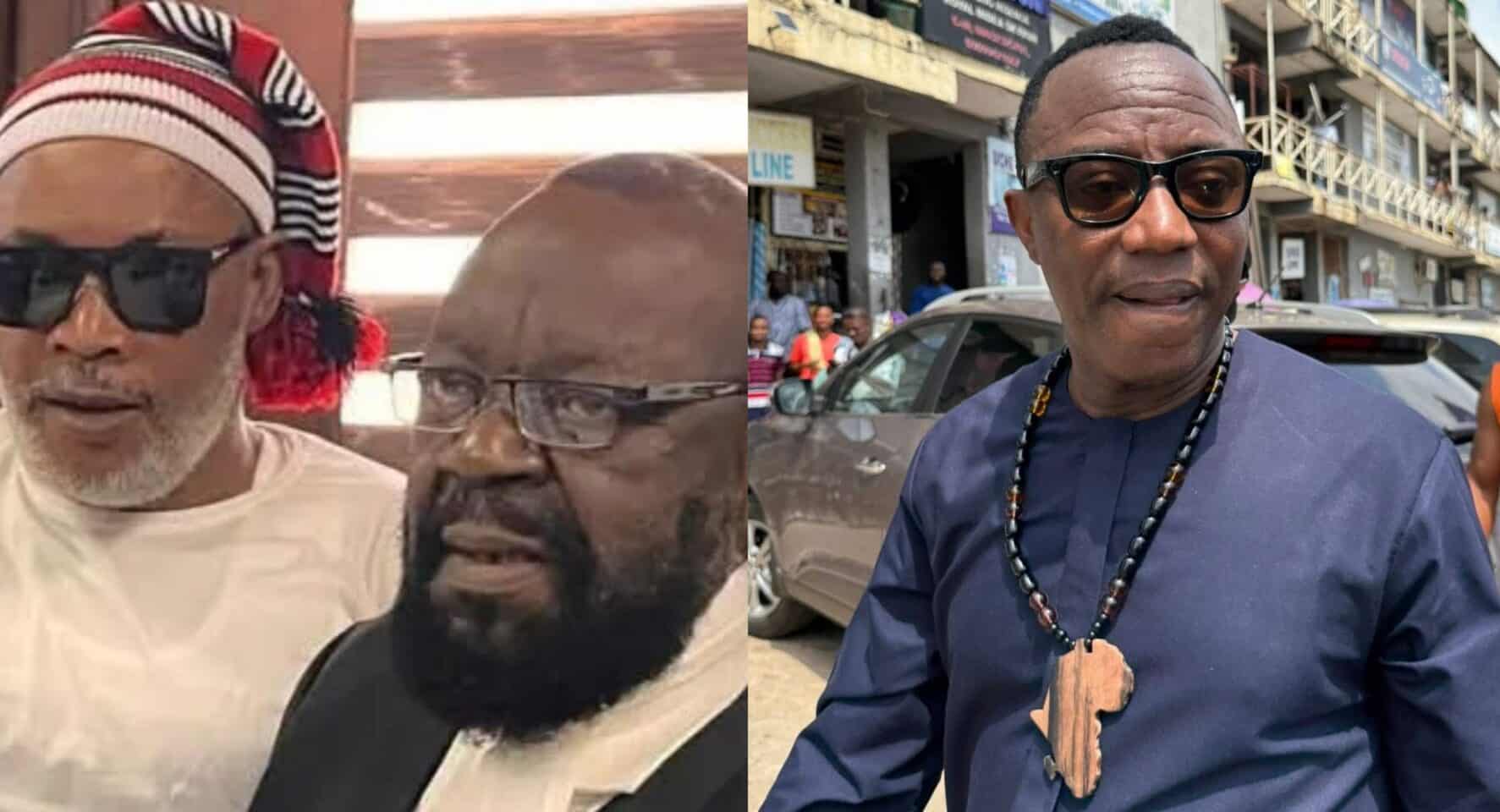 Sowore visits Nnamdi Kanu’s lawyer, brother at Kuje prison, reveals what he saw