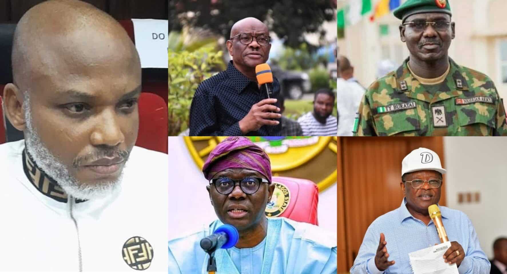 Wike, Buratai, Uzodinma, Umahi, Sanwo-Olu are my witnesses - Nnamdi Kanu tells court