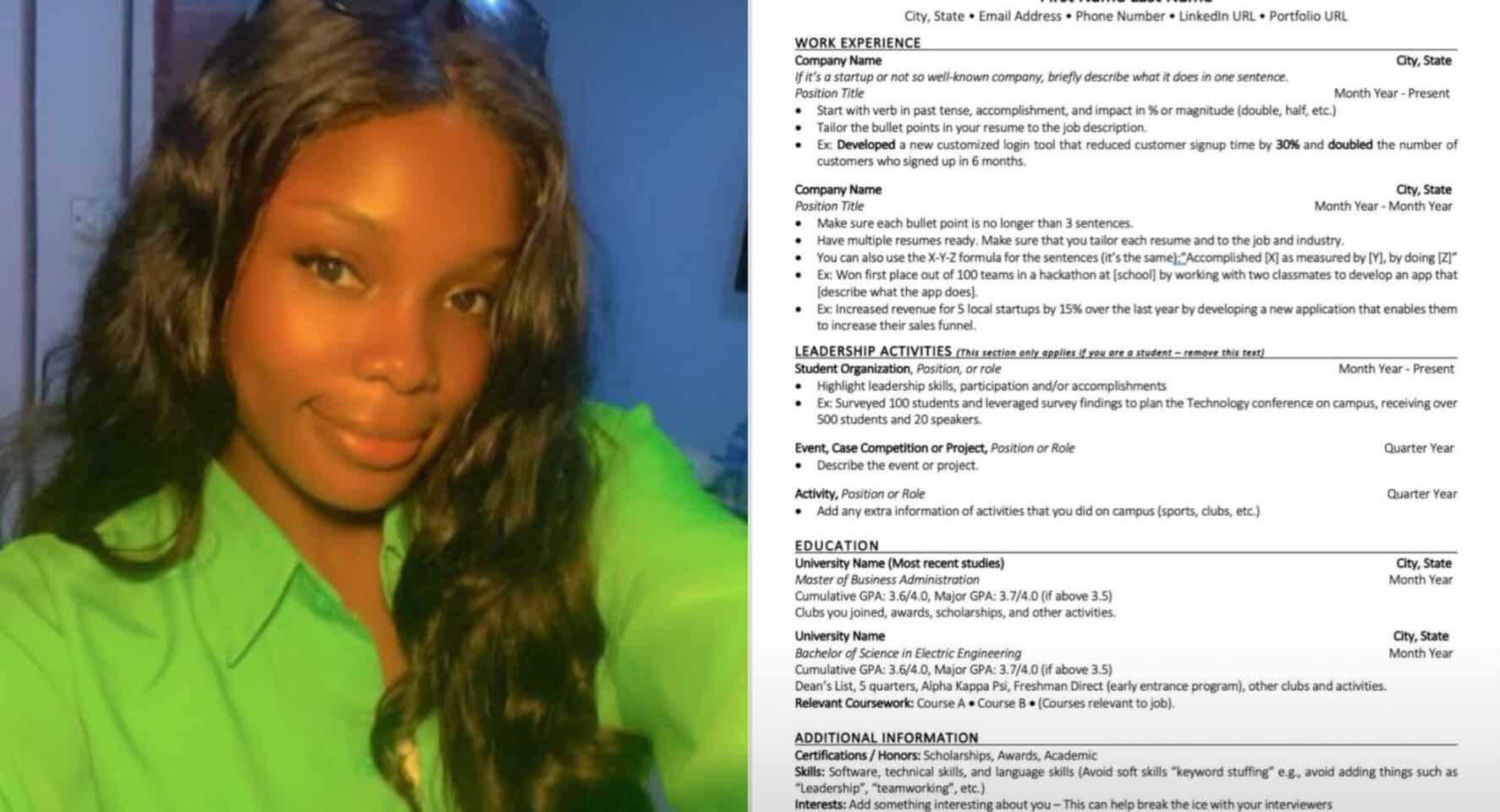 Lady reacts as friend who copied her CV format gets 2 job interviews in one week