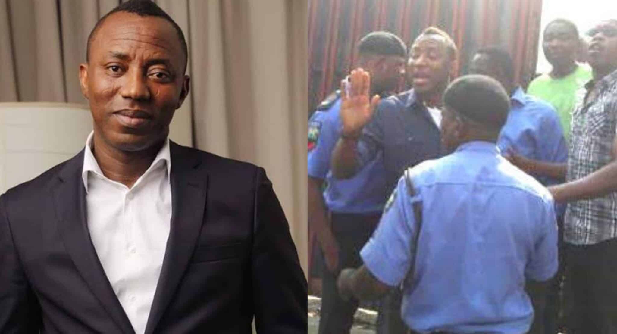 BREAKING: Police arrest Sowore hours after meeting Nnamdi Kanu at Federal High Court