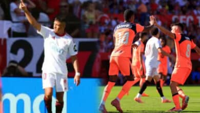 La Liga: Sevilla humiliate 10-man Barcelona 4-1