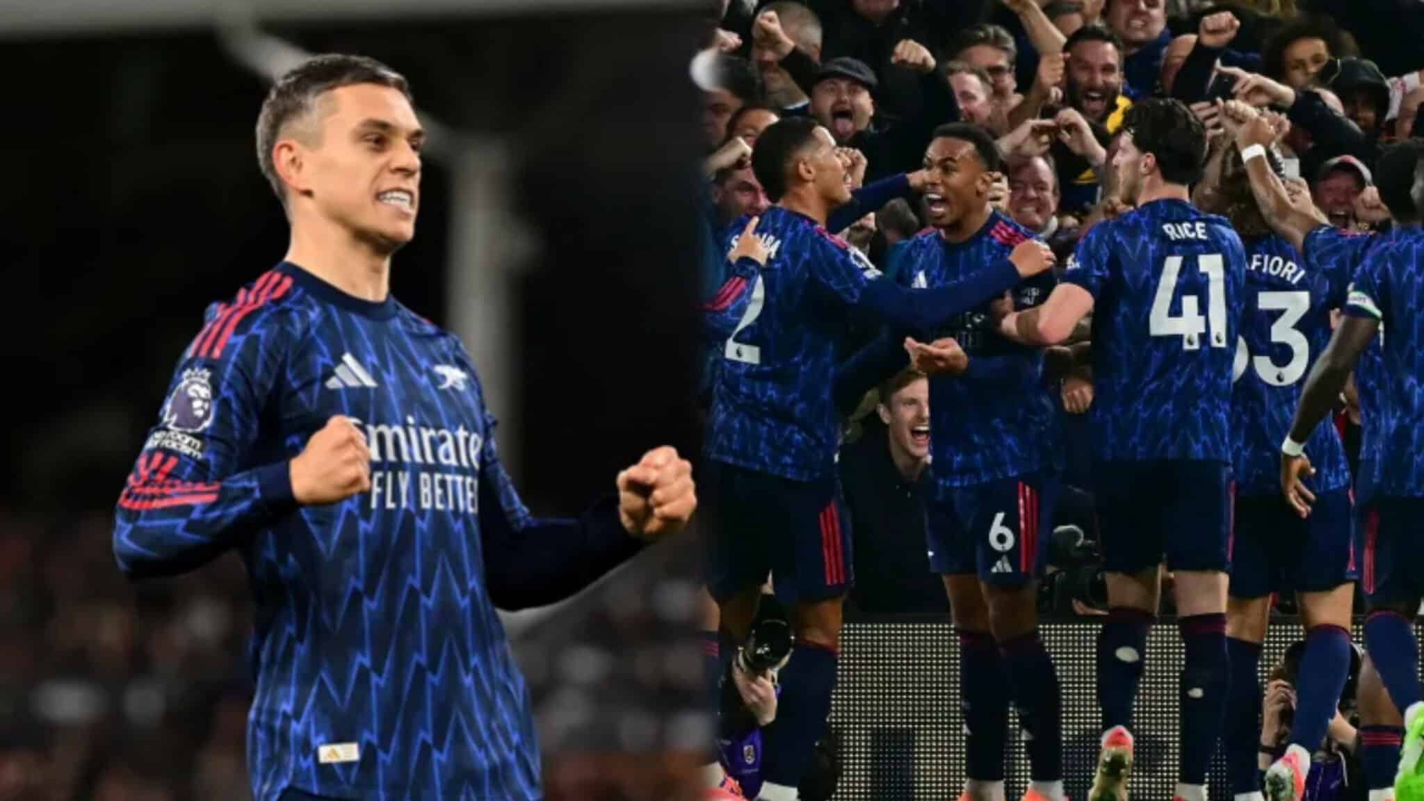 EPL: Trossard strike sends Arsenal three points clear at top