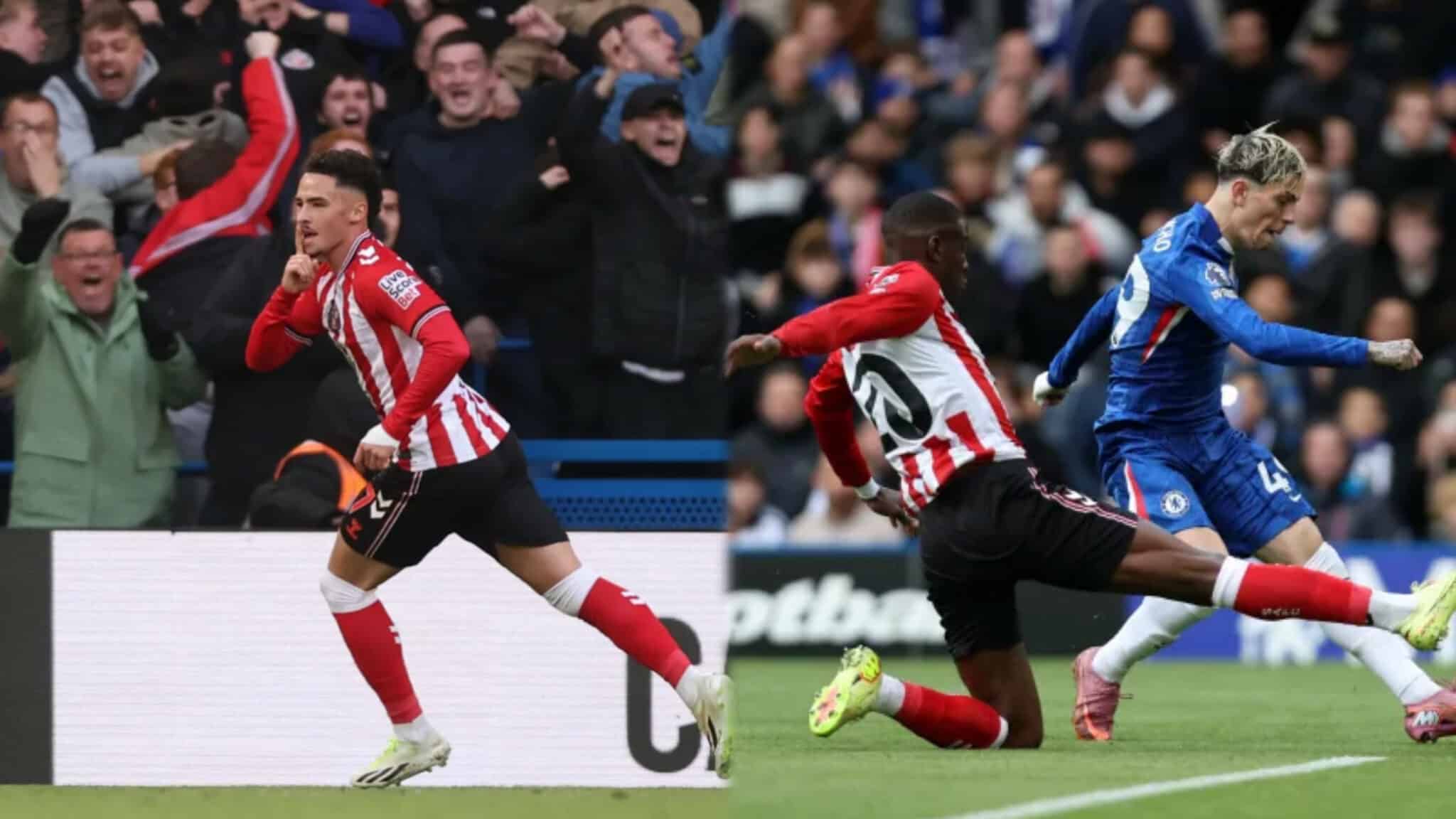 Chelsea 1-2 Sunderland: Talbi’s 93rd-minute winner stuns Blues in title race blow