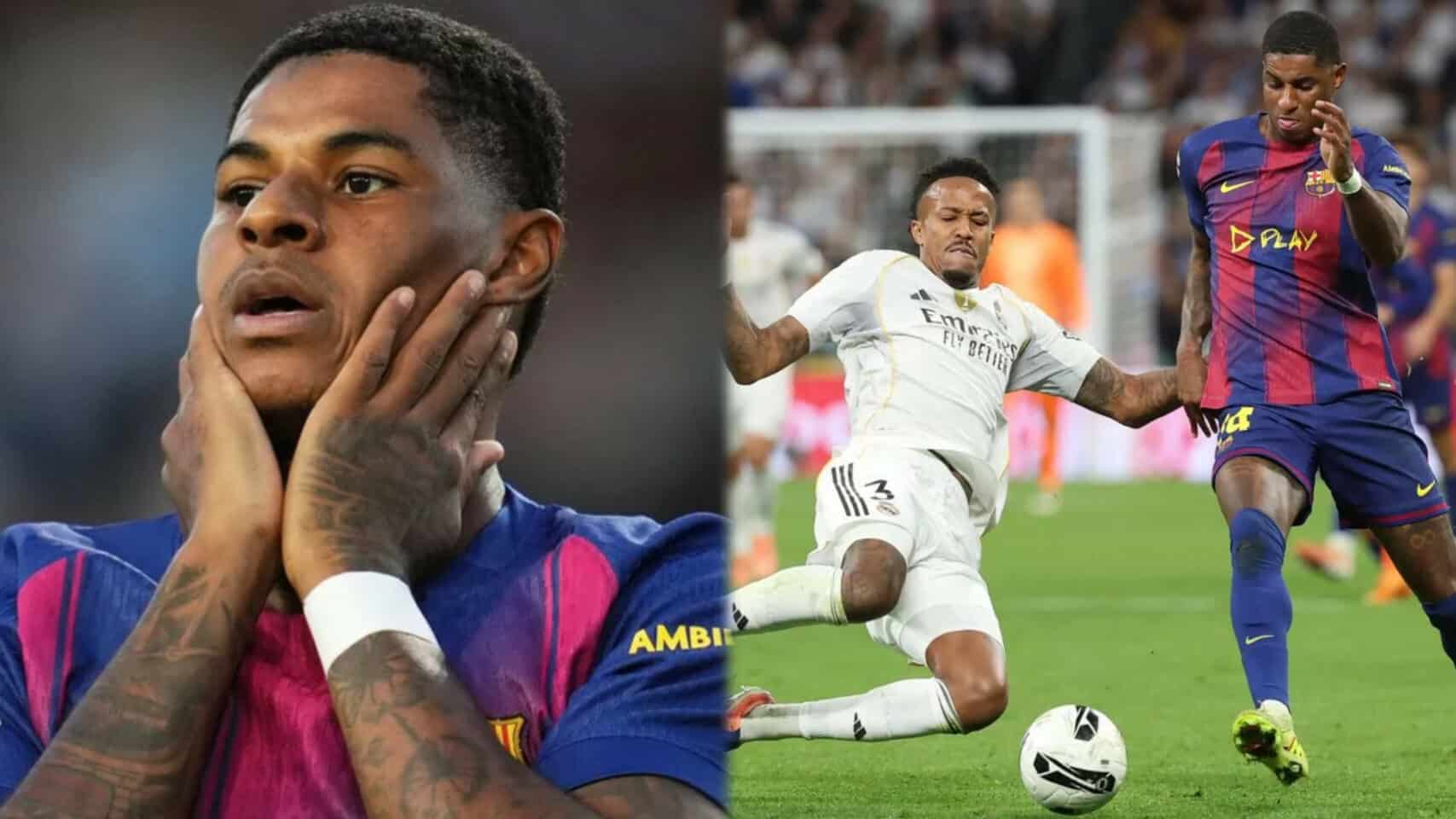 Rashford singled out after Barcelona lose to Real Madrid in El Clasico