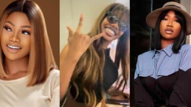 Tacha gushes as Ibom Air celebrates her Guinness World Record attempt mid-flight