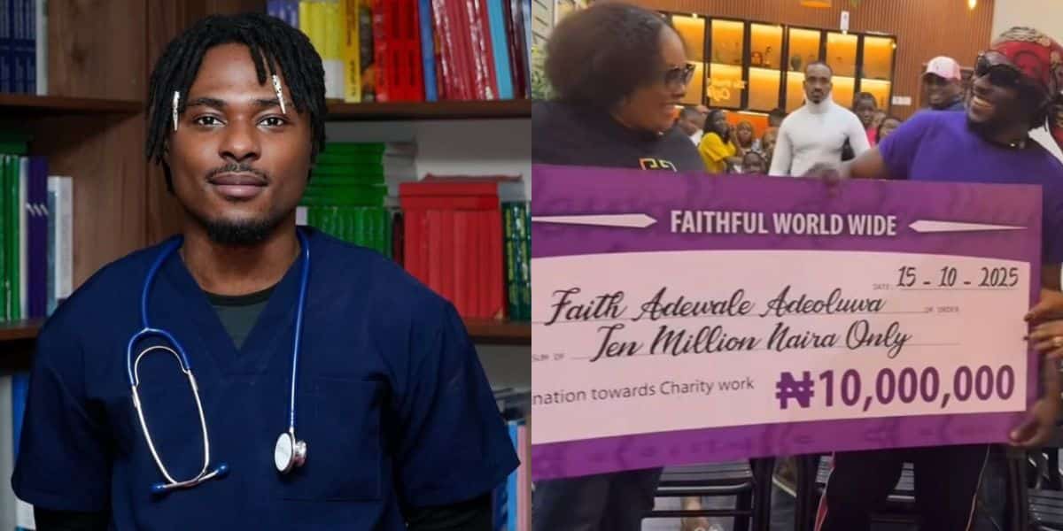 Faith vows to multiply ₦10M fan gift into ₦100M after surprise donation