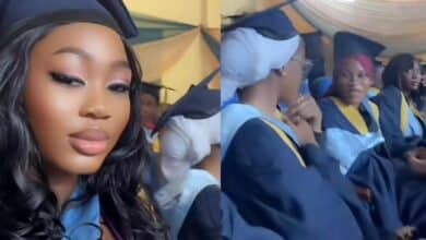 Lady vows to block colleagues following graduation ceremony