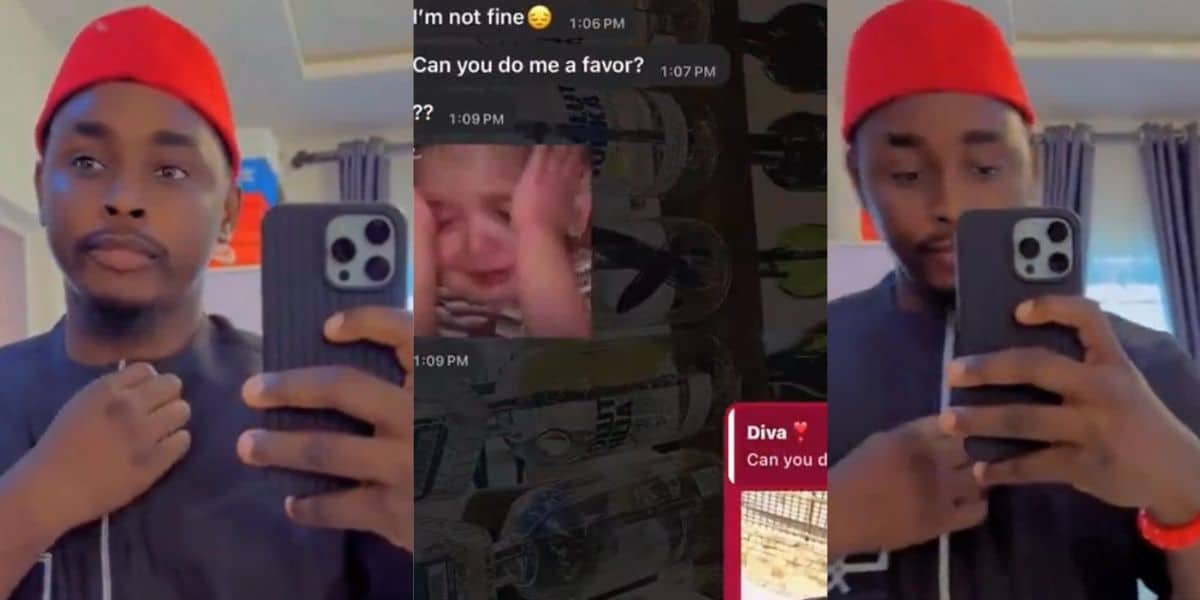 “I'll like to use your cloth for TikTok challenge” – Man shares bold request he got from his talking stage