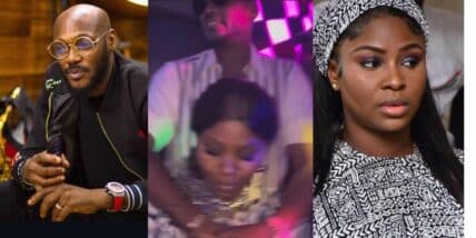 2Baba Idibia crowns wife Natasha his 'African queen' at club outing