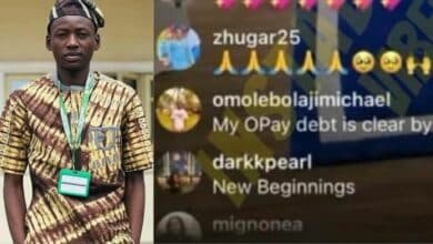After writing 'My Opay debt is clear' during Hallelujah Challenge, man receive help clearing his ₦345k loan