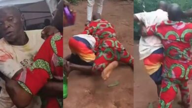 Drama as two grown men goes physical over one bottle of beer at a party