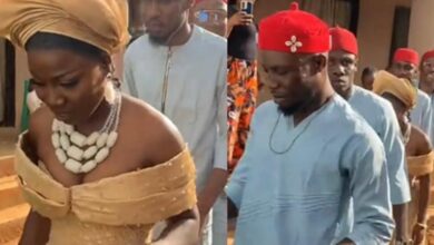 Bride’s bothers steal the show as her aso ebi boys in viral wedding video