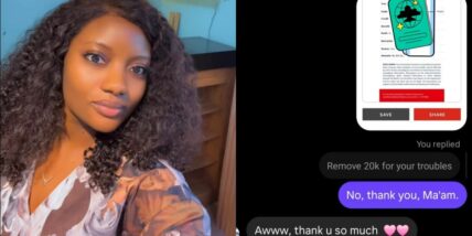 Lady reveals why she rejected N20K gift after N2M mistakenly lands in her bank