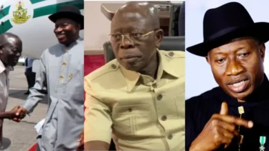 Only your enemy wants you to contest against Tinubu –  Oshiomhole warns Jonathan