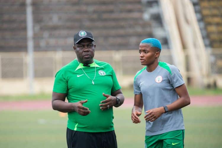 Madugu extends contract as Super Falcons seal 2026 WAFCON qualification