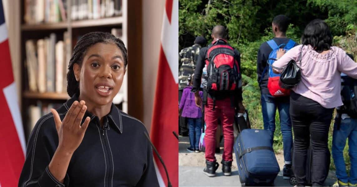 Nigerians in UK risk mass deportation as Kemi Badenoch unveils plan to evict 150,000 illegal migrants