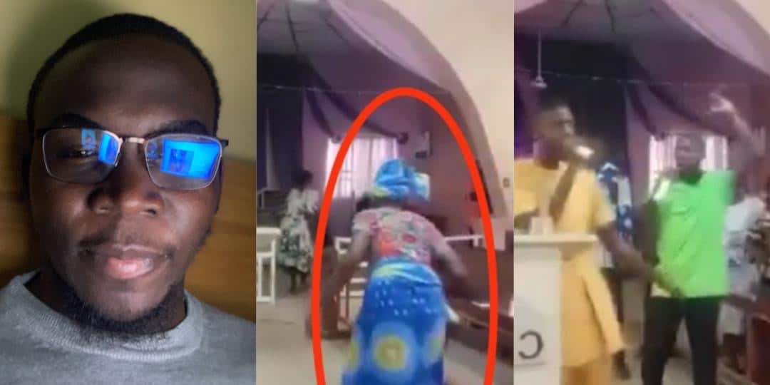 Kwara Church Chaos: Elderly woman seen running slowly in viral video is safe” - Grandson shares update