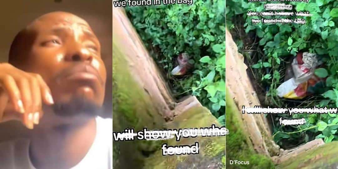 “Who could do this?” – Man shares mysterious bag he found placed secretly behind his fence