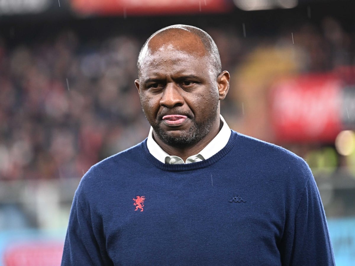 Patrick Vieira parts ways with Genoa after winless Serie A start